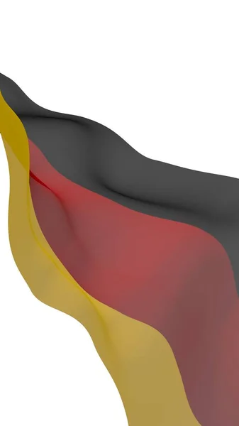 Flag Germany Wide Format Illustration State Symbol Federal Republic Germany — Stock Photo, Image