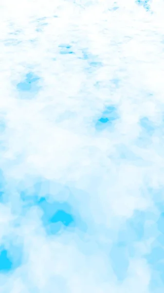 Céu Resplandecente Pela Manhã Fundo Azul Céu Com Nuvens Brancas — Fotografia de Stock