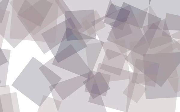 Gray Translucent Squares White Background Gray Tones Illustration — Stock Photo, Image