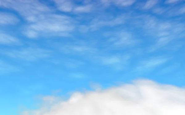 Blue Sky Background White Clouds Cumulus White Clouds Clear Blue — Stock Photo, Image