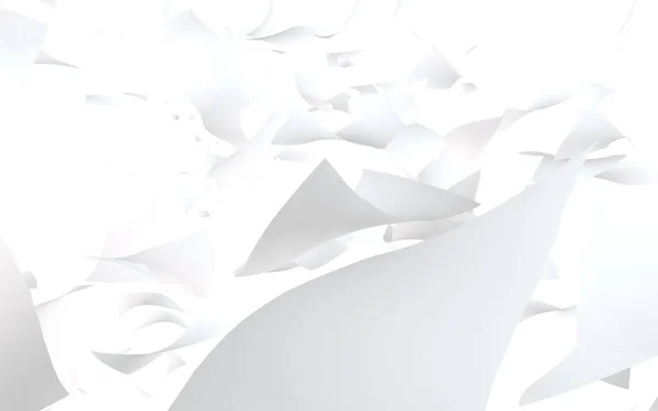 Repülő Papírlapok Elszigetelt Fehér Háttérrel Absztrakt Pénz Repül Levegőben Illusztráció — Stock Fotó