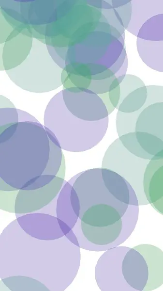 Multicolored Translucent Circles White Background Illustration — Stock Photo, Image