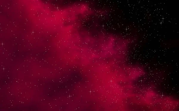 五颜六色和美丽的空间背景 外层空间 星空外太空纹理 红色背景 — 图库照片