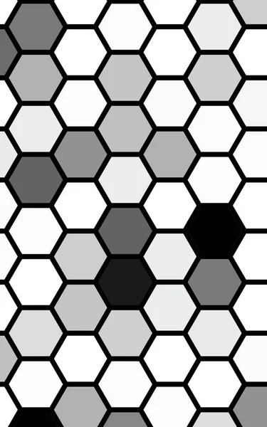 Vit Honeycomb Med Gradient Färg Isometrisk Geometri Illustration — Stockfoto