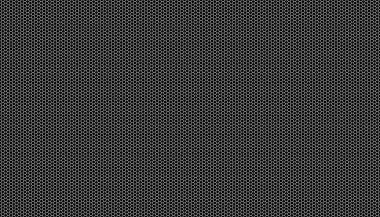 Siyah arka planda beyaz bal peteği. Kusursuz bir doku. İzometrik geometri. 3B illüstrasyon