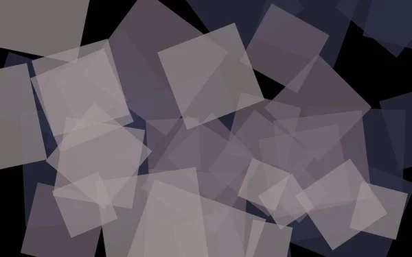 Graue Durchscheinende Quadrate Auf Dunklem Hintergrund Grautöne Illustration — Stockfoto
