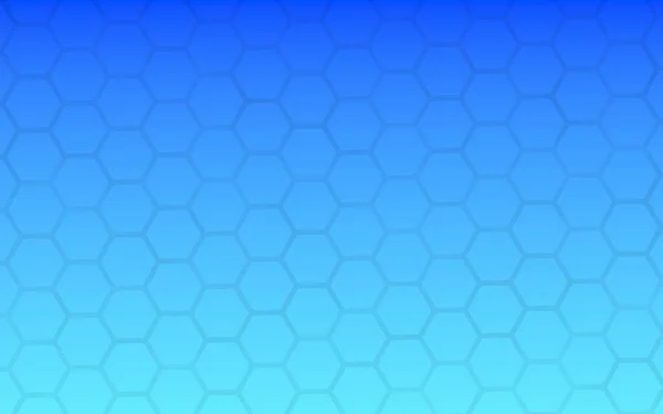 Translucent Honeycomb Gradient Blue Sky Background Perspective View Polygon Look — Stock Photo, Image