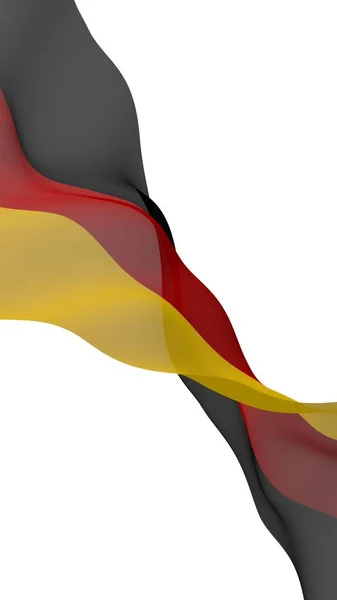 Deutschland Fahne Großformatige Illustration Staatssymbol Der Bundesrepublik Deutschland Rendering — Stockfoto