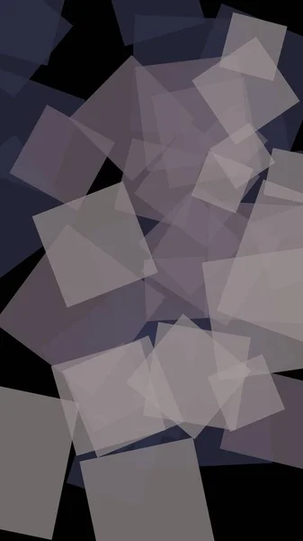 暗い背景に灰色の半透明の六角形 垂直方向のイメージの向き 3Dイラスト — ストック写真