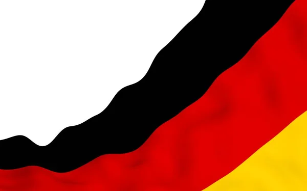 Bandera Alemania Ilustración Gran Formato Símbolo Estatal República Federal Alemania — Foto de Stock