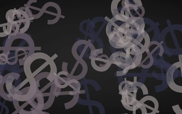 Γκρίζα Διαφανή Σύμβολα Δολαρίου Σκοτεινό Φόντο Γκρι Αποχρώσεις Εικονογράφηση — Φωτογραφία Αρχείου