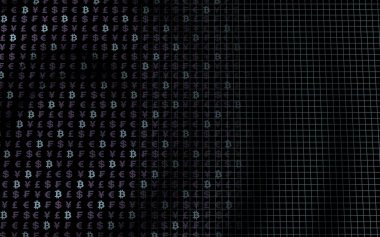 Bitcoin geçmişi. Şifreli para birimi 3 boyutlu illüstrasyon. Dijital para birimi sembolü. İş konsepti. Madencilik, geliştirme, kripto ticareti