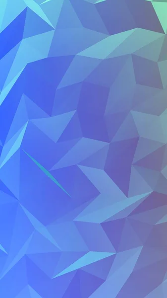 Абстрактный Треугольный Геометрический Синий Фон Геометрический Стиль Оригами Градиентом Иллюстрация — стоковое фото