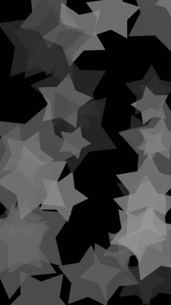 Gray Translucent Stars Dark Background Orange Tones Illustration — Stock Photo, Image