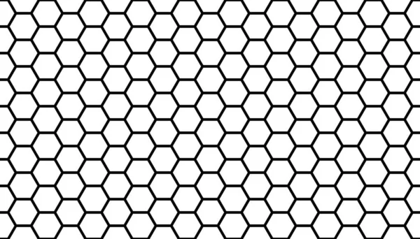 Beyaz arka planda siyah bal peteği. Kusursuz bir doku. İzometrik geometri. 3B illüstrasyon