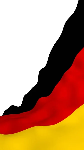 Bandera Alemania Ilustración Gran Formato Símbolo Estatal República Federal Alemania — Foto de Stock