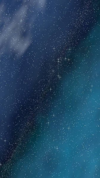 Colorful and beautiful space background. Outer space. Starry outer space texture. Templates, blue background. Design of websites, mobile devices and applications. 3D illustration