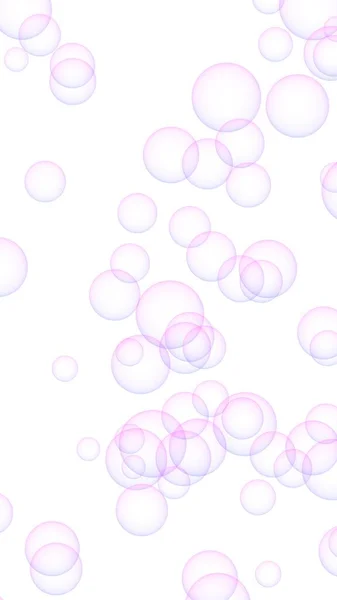Růžové Barvy Pozadí Fialové Bubliny Tapety Fialové Balónky Ilustrace — Stock fotografie