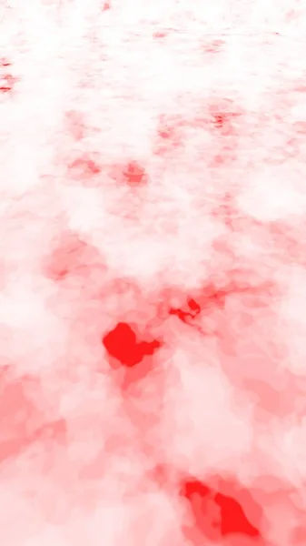 Hintergrund Der Abstrakten Weißen Farbe Rauch Isoliert Auf Rotem Hintergrund — Stockfoto