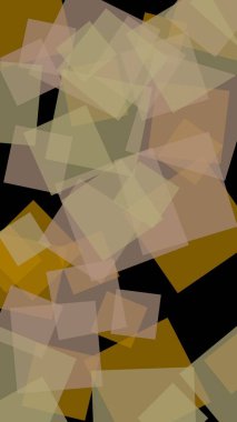 Koyu arkaplanda çok renkli yarı şeffaf altıgenler. Dikey görüntü yönlendirmesi. 3B illüstrasyon