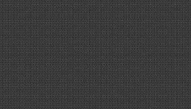 Siyah arka planda beyaz bal peteği. Kusursuz bir doku. İzometrik geometri. 3B illüstrasyon