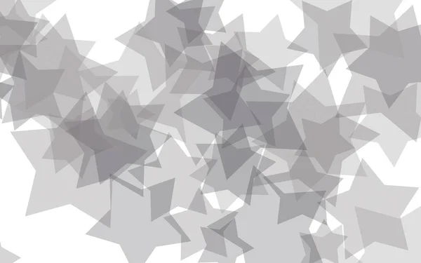 Gray Translucent Stars White Background Gray Tones Illustration — Stock Photo, Image