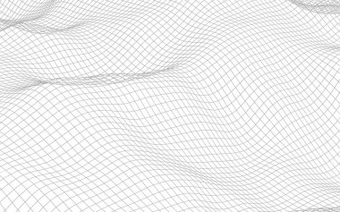 Beyaz arka planda soyut manzara. Siber uzay şebekesi. merhaba teknoloji ağı. 3d illüstrasyon