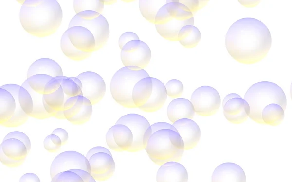 Lichte Pastelkleurige Achtergrond Met Paarse Bubbels Behang Textuur Paarse Ballonnen — Stockfoto