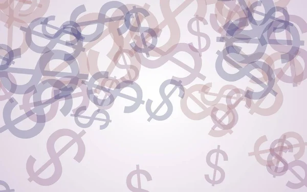 Cinza Translúcido Dólares Sinais Fundo Branco Tons Vermelhos Ilustração — Fotografia de Stock