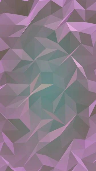 抽象的な三角形の幾何学的な紫色の背景 グラデーション付き幾何学的折り紙スタイル 3Dイラスト — ストック写真