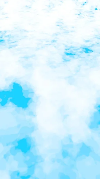 朝の明るい空 白い雲と青い空の背景 澄んだ青空に白い雲が立ち込む 3Dイラスト — ストック写真