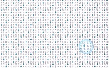 Ethereum kristal ve para beyaz bir arka plan üzerinde. Dijital kripto sembolü. Döviz dalga etkisi, piyasa dalgalanmaları. İş konsepti. 3d illüstrasyon