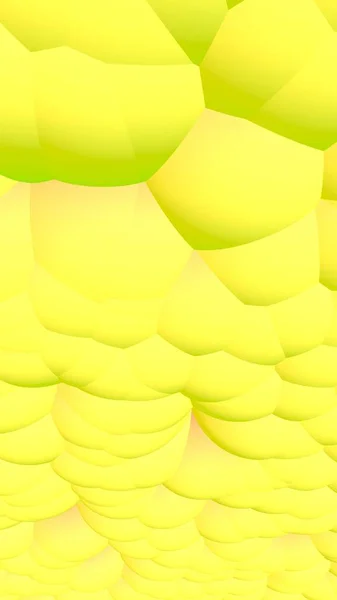 3d rendering picture of yellow balls. Abstract wallpaper and background. 3D illustration