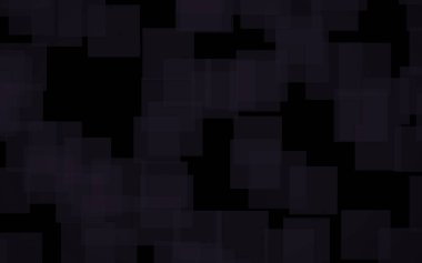 Siyah soyut arka plan. Gri kareli arkaplan. 3B illüstrasyon