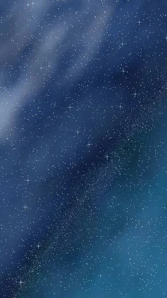 カラフルで美しい空間の背景 星空の宇宙の質感 テンプレート 青い背景 ウェブサイト モバイルデバイス アプリケーションの設計 3Dイラスト — ストック写真