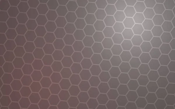 Honeycomb Med Färg Belysning Grå Bakgrund Perspektivvy Polygon Ser Som — Stockfoto