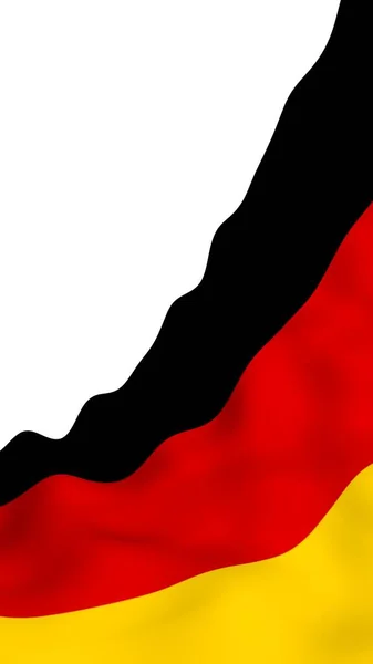 Bandera Alemania Ilustración Gran Formato Símbolo Estatal República Federal Alemania — Foto de Stock