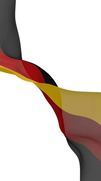 Bandera Alemania Ilustración Gran Formato Símbolo Estatal República Federal Alemania —  Fotos de Stock