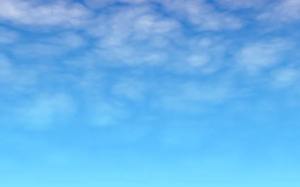 Beyaz Bulutlarla Mavi Gökyüzü Arka Planı Cumulus Beyaz Bulutlar Sabah — Stok fotoğraf