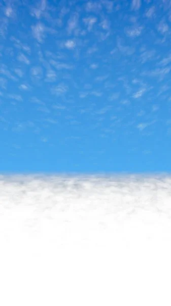 Blauer Himmel Hintergrund Mit Weißen Wolken Kumulus Weiße Wolken Klaren — Stockfoto