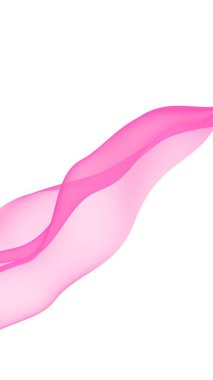 Soyut ışık kırmızı dalga. Beyaz arka plan üzerinde parlak ışık kırmızı şerit. Soyut kırmızı duman. Açık kırmızı atkı. Raster hava arka planı. 3d illüstrasyon