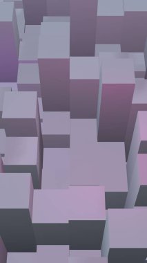 Soyut pembe gri zarif küp geometrik arka plan. Kaotik olarak gelişmiş dikdörtgen çubuklar. 3d Rendering, 3d illüstrasyon