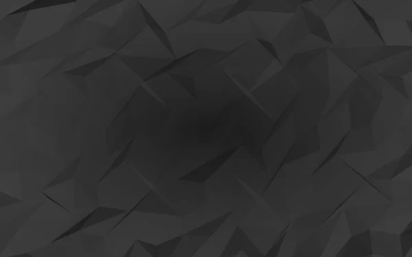 Черный Абстрактный Фон Низкий Фон Мрачная Скомканная Бумага Иллюстрация — стоковое фото