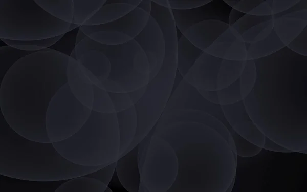 Fondo Negro Abstracto Fondo Con Burbujas Transparentes Oscuras Ilustración —  Fotos de Stock