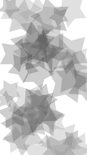 Estrellas Grises Translúcidas Sobre Fondo Blanco Orientación Vertical Imagen Ilustración — Foto de Stock