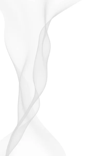 白い抽象的な背景 白いスカーフをなびかせます 風の白い布に手を振る 3Dイラスト — ストック写真