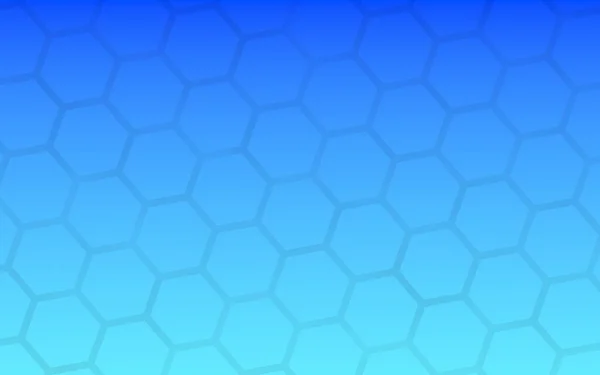 Translucent Honeycomb Gradient Blue Sky Background Perspective View Polygon Look — Stock Photo, Image