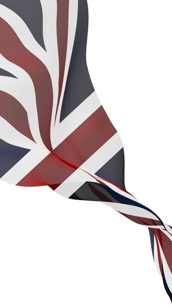 Размахивая Флагом Великобритании Британский Флаг Соединенное Королевство Великобритании Северной Ирландии — стоковое фото