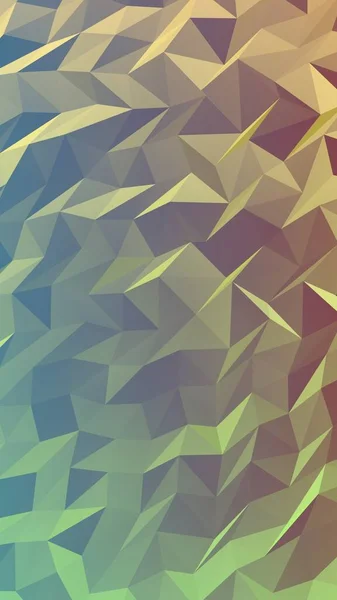 Абстрактный Треугольник Геометрического Зеленого Оранжевого Цвета Геометрический Стиль Оригами Градиентом — стоковое фото