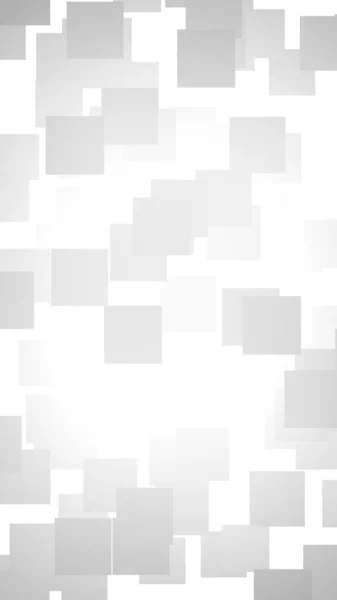 白色的抽象背景 灰色正方形的朦胧背景 3D插图 — 图库照片